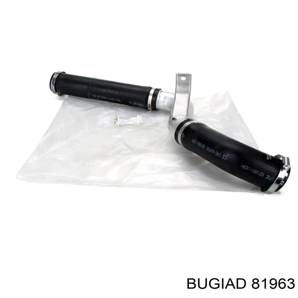 81963 Bugiad шланг (патрубок интеркуллера верхний левый)