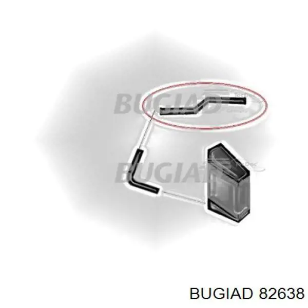 Патрубок воздушный, дроссельной заслонки Bugiad 82638 цена, от 14.55 USD