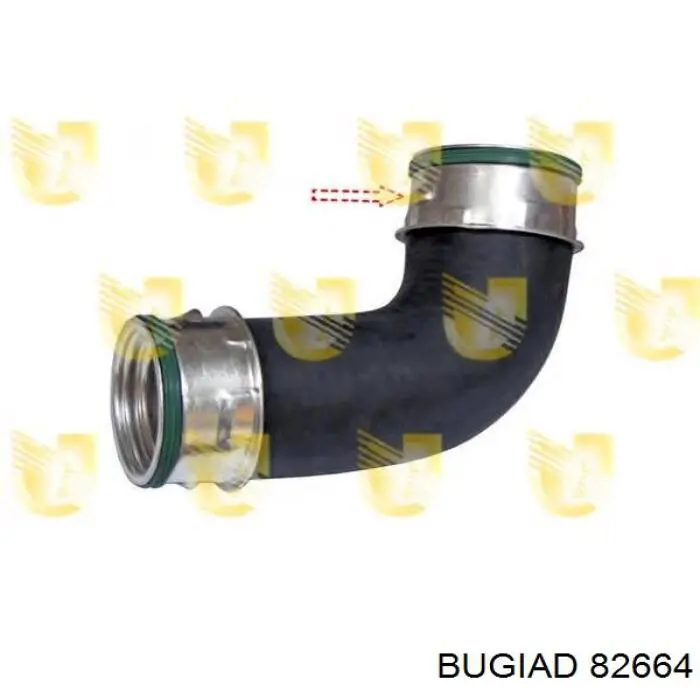 Патрубок интеркулера 82664 Bugiad