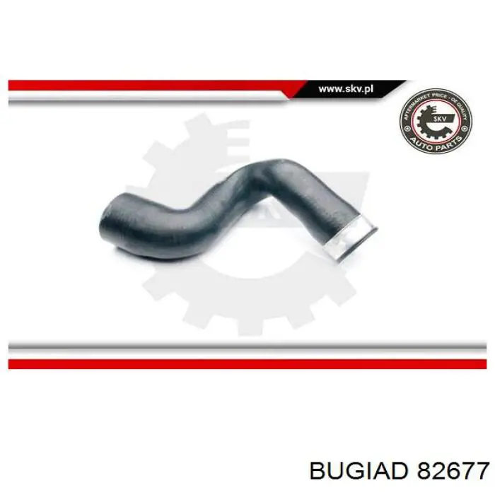Патрубок интеркулера 82677 Bugiad