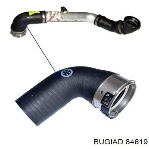 Патрубок интеркулера 84619 Bugiad