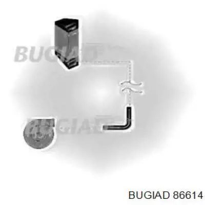 Патрубок воздушный, выход из турбины/компрессора (наддув) Bugiad 86614 цена, от 7.71 USD