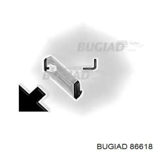 Tubo flexible de aire de sobrealimentación, de turbina 86618 Bugiad