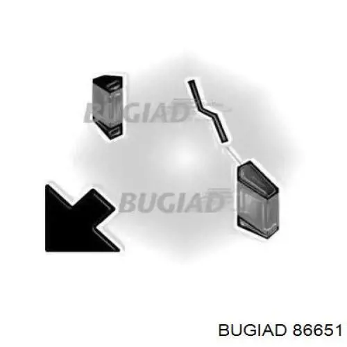 86651 Bugiad Патрубок интеркуллера