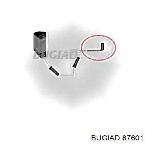 87601 Bugiad Патрубок интеркуллера
