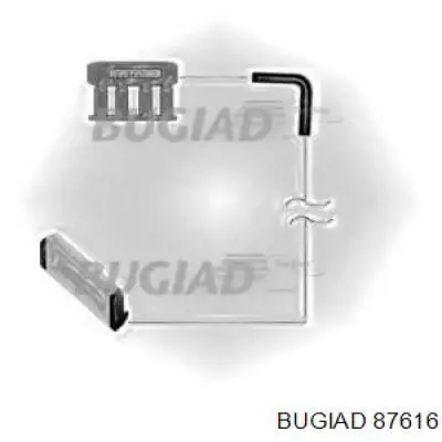 87616 Bugiad патрубок воздушный, дроссельной заслонки