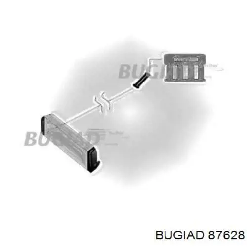 87628 Bugiad шланг (патрубок интеркуллера левый)