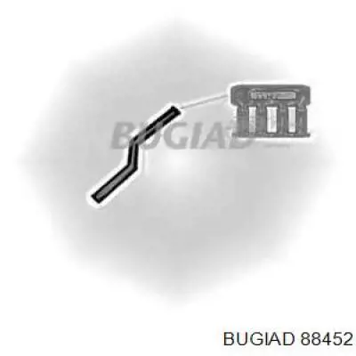 88452 Bugiad шланг (патрубок интеркуллера левый)