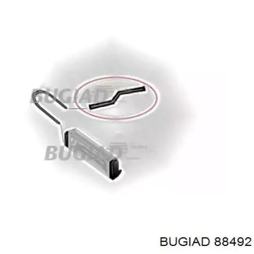 Купить 88492 Bugiad Патрубок воздушный, выход из турбины/компрессора (наддув)