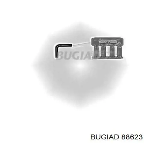 88623 Bugiad патрубок воздушный, выход из турбины/компрессора (наддув)