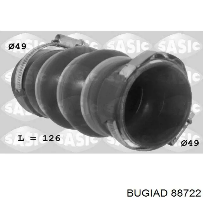 Купить 88722 Bugiad Патрубок интеркулера
