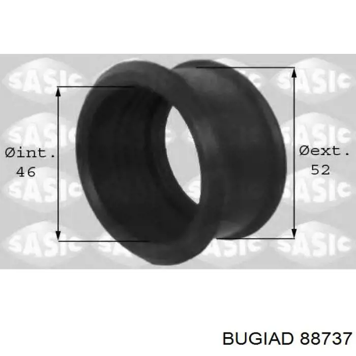 Шланг/патрубок интеркуллера Bugiad 88737 цена, от 23.95 USD
