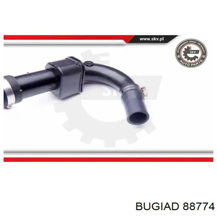 Шланг/патрубок интеркуллера Bugiad 88774 цена, от 14.09 USD