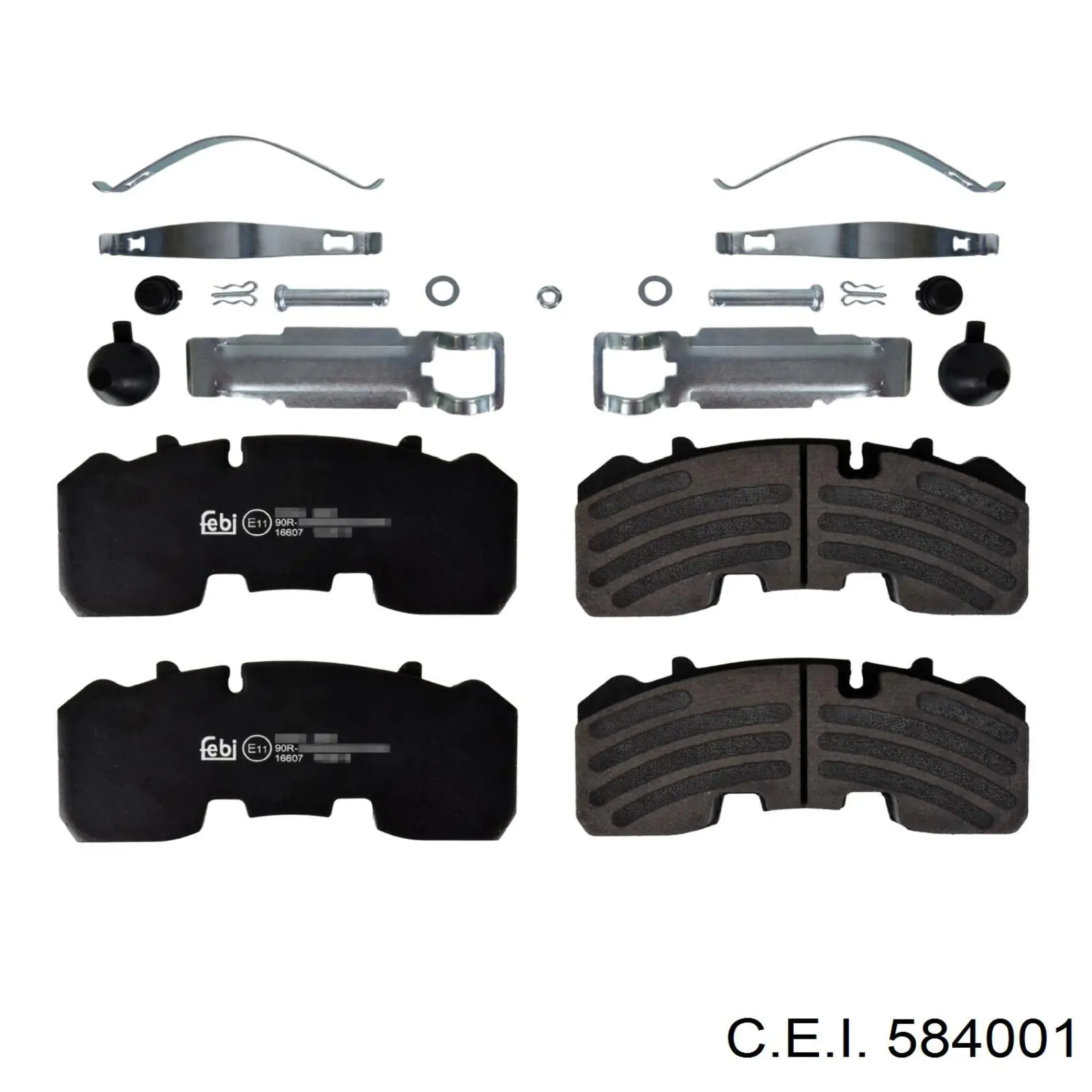 Колодки C.e.i. 584001 цена, от 81.24 USD