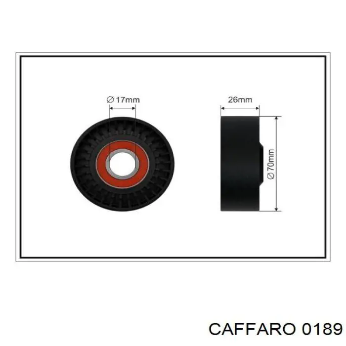 Купить 0189 Caffaro Натяжной ролик