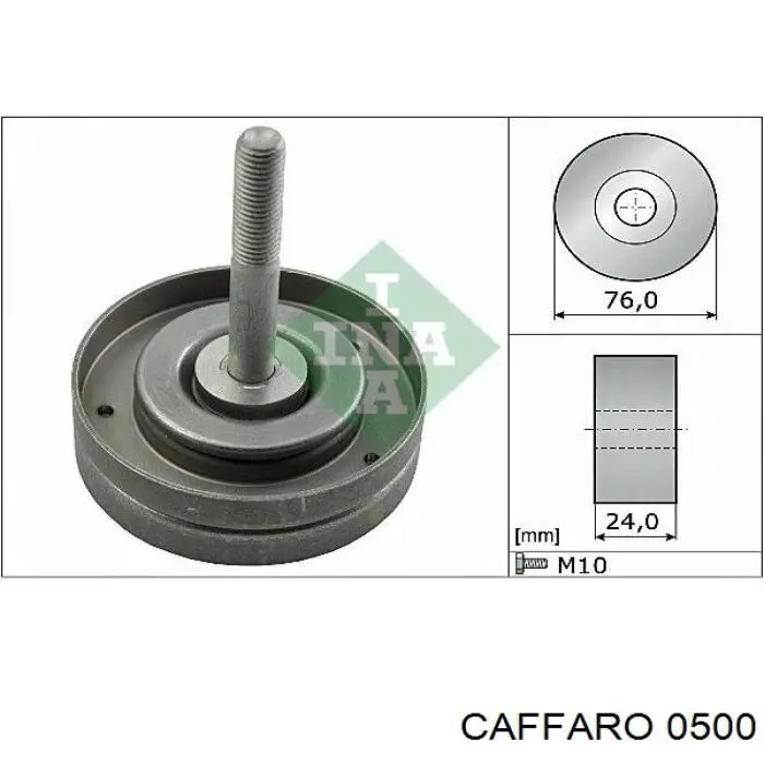 Купить 0500 Caffaro Натяжной ролик