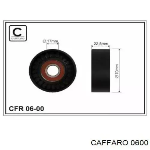 Паразитный ролик приводного ремня Caffaro 0600 цена, от 9.54 USD