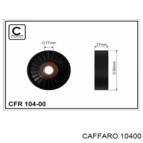 Паразитный ролик 10400 Caffaro