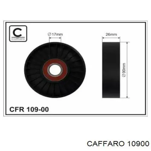 10900 Caffaro натяжной ролик
