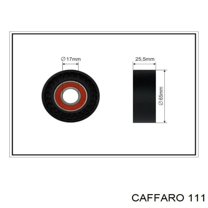 Паразитный ролик 111 Caffaro