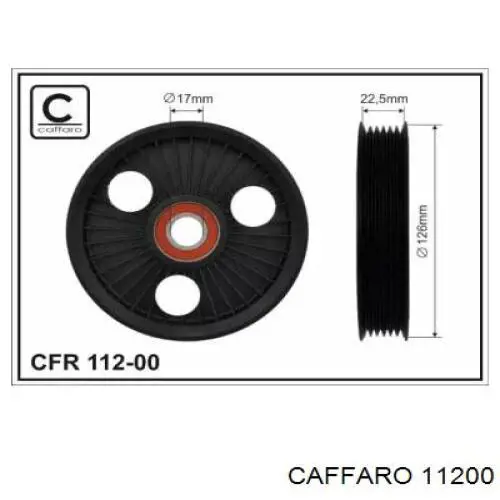 11200 Caffaro паразитный ролик