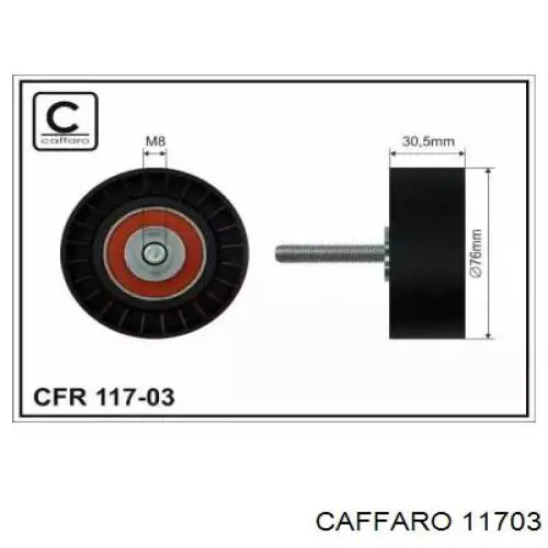 11703 Caffaro паразитный ролик