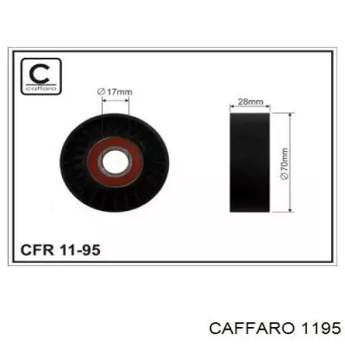1195 Caffaro натяжной ролик