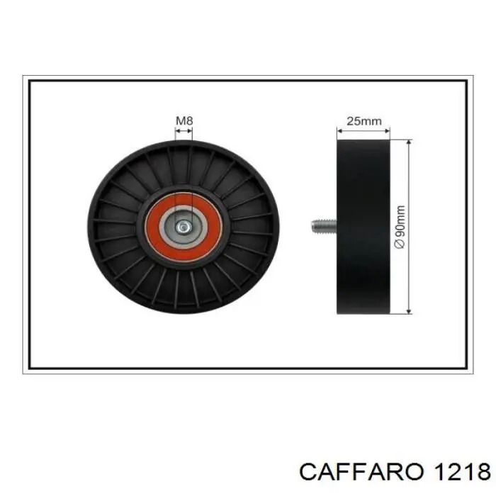 Паразитный ролик 1218 Caffaro