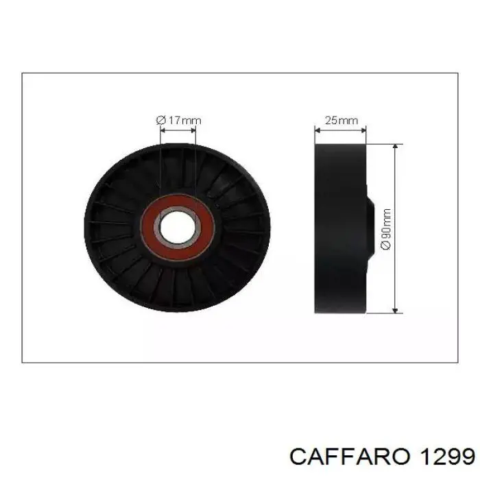 1299 Caffaro натяжной ролик