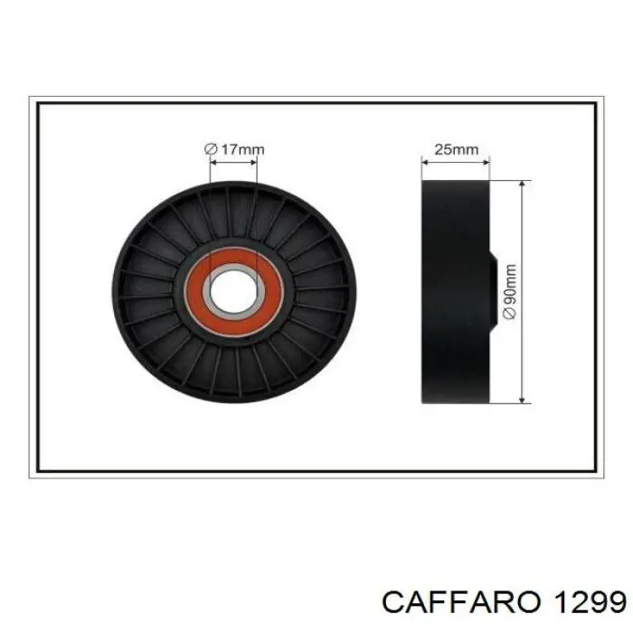 Купить 1299 Caffaro Натяжной ролик