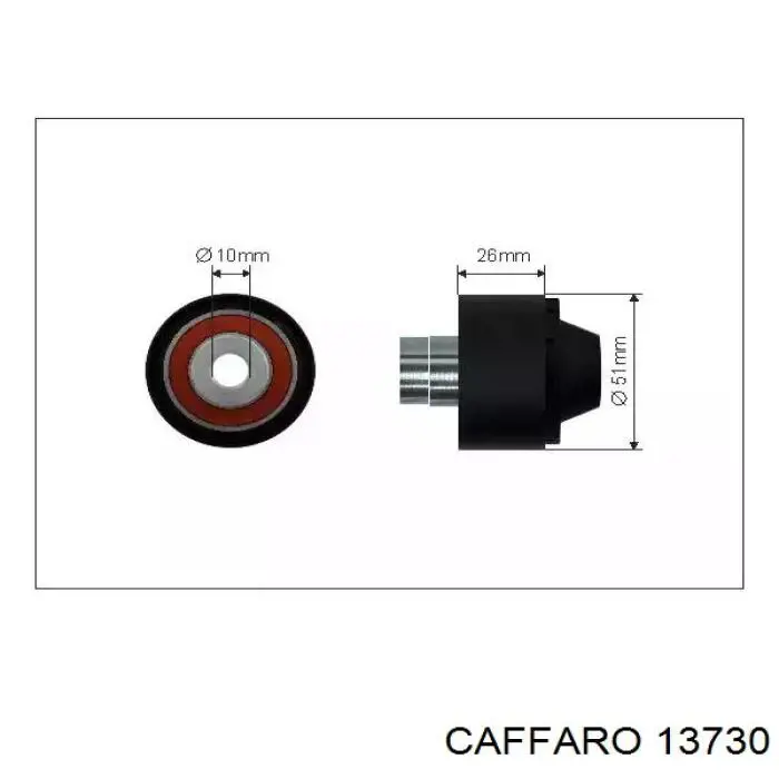 13730 Caffaro паразитный ролик