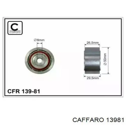 Паразитный ролик приводного ремня Caffaro 13981 цена, от 16.04 USD