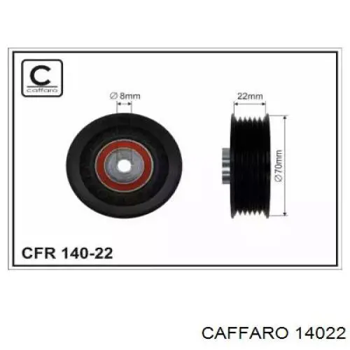 Паразитный ролик 14022 Caffaro