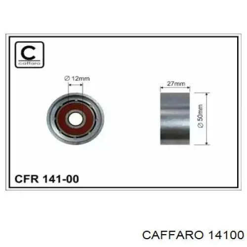 14100 Caffaro ролик ремня грм паразитный