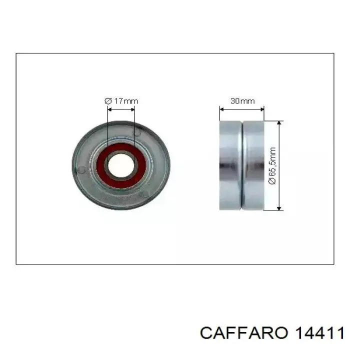 14411 Caffaro паразитный ролик