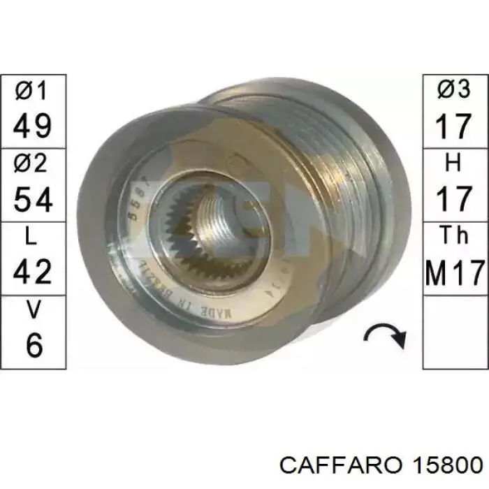 15800 Caffaro натяжной ролик