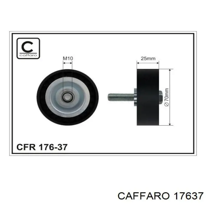 CFR176-37 Caffaro паразитный ролик