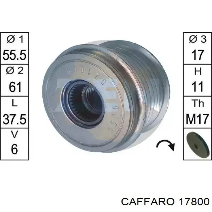 Натяжной ролик MPQ0650 Magneti Marelli