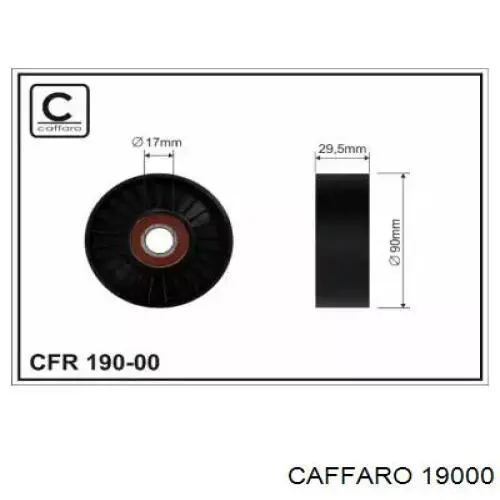 19000 Caffaro паразитный ролик