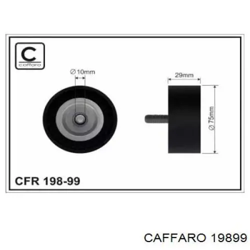 19899 Caffaro rolo parasita da correia de transmissão
