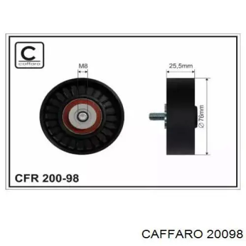 Натяжной ролик Caffaro 20098 цена, от 23.67 USD