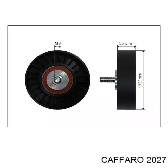 2027 Caffaro паразитный ролик