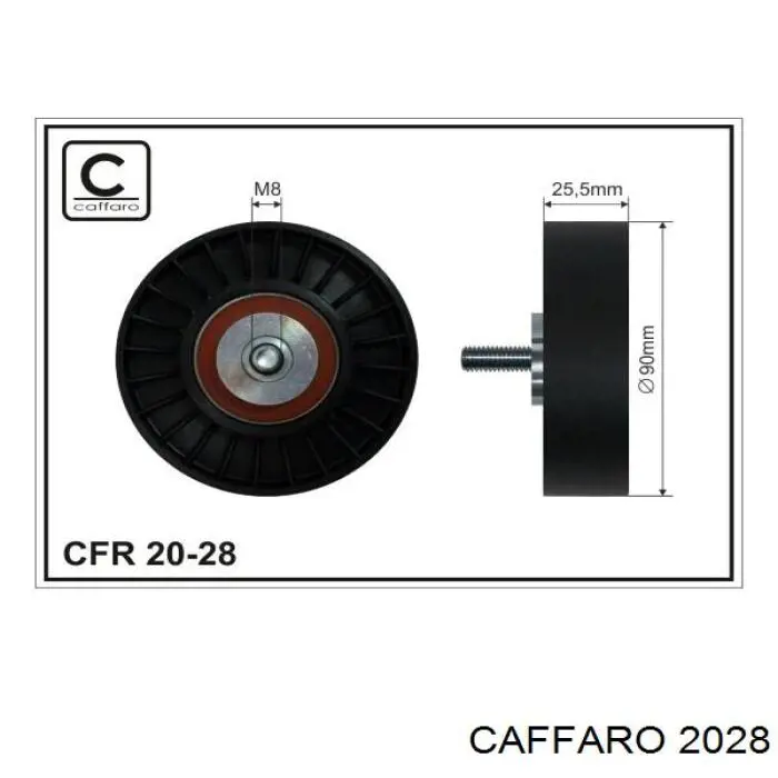 2028 Caffaro паразитный ролик