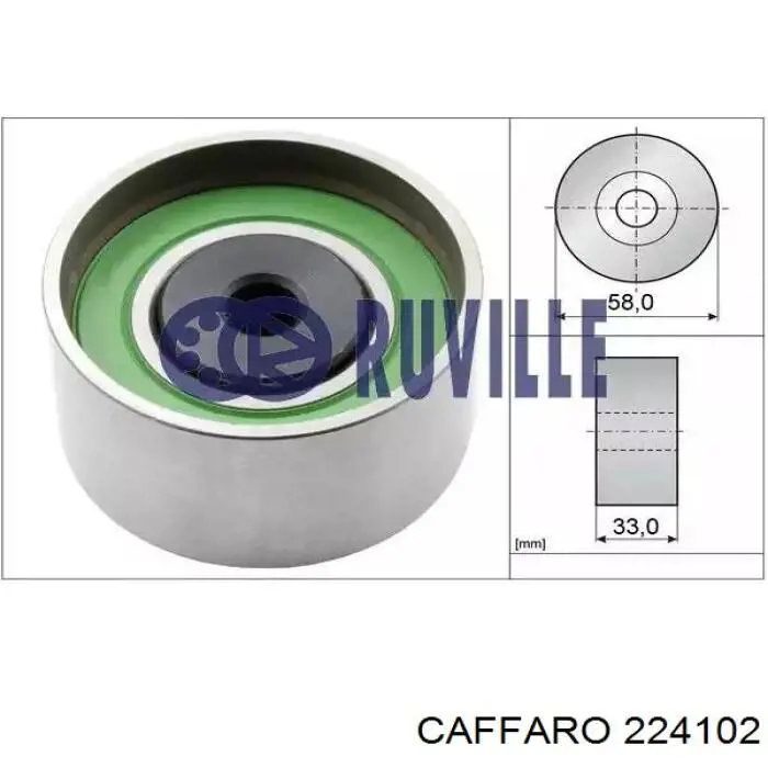 Паразитный ролик ГРМ 224102 Caffaro