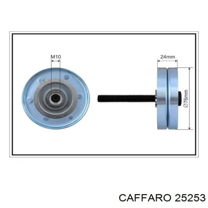 25253 Caffaro паразитный ролик