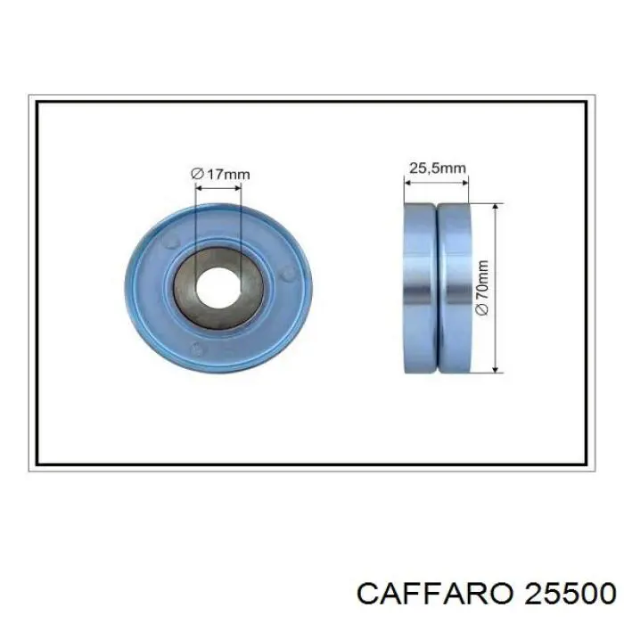 Натяжной ролик 25500 Caffaro