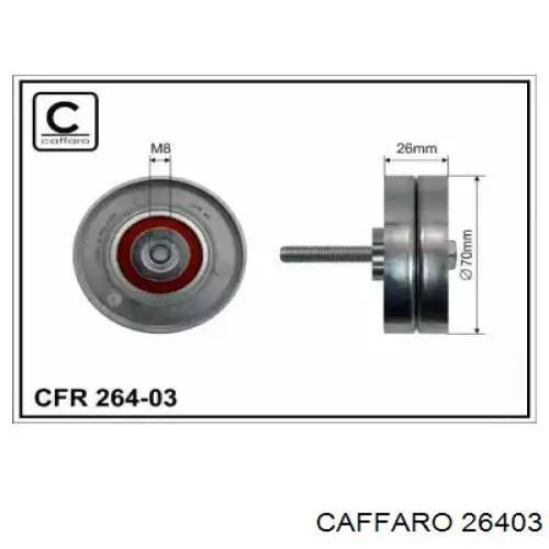 Паразитный ролик приводного ремня Caffaro 26403 цена, от 13.79 USD