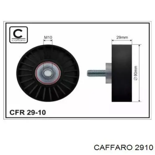 Паразитный ролик приводного ремня Caffaro 2910 цена, от 11.36 USD