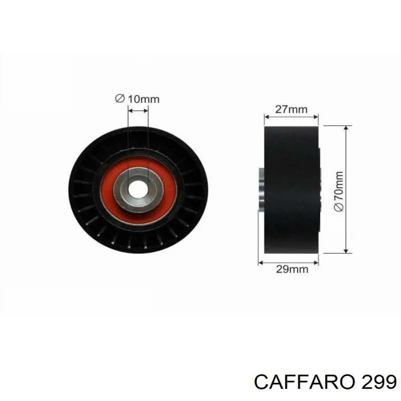 Натяжной ролик 299 Caffaro