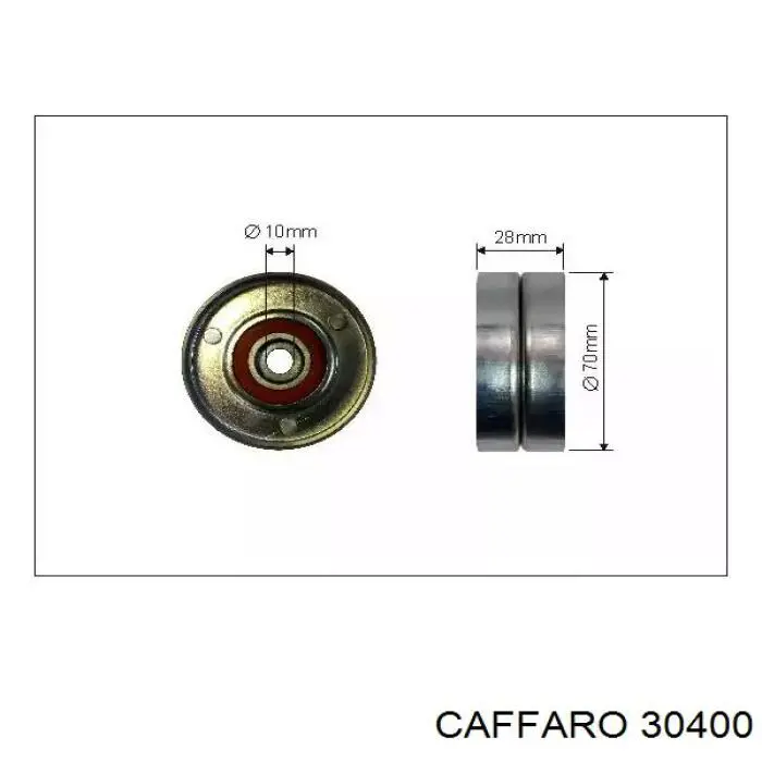 30400 Caffaro натяжной ролик